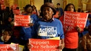 City officials say the closings are necessary because of falling school enrollment and as part of their efforts to improve the city's struggling education system.